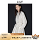 LILY氣球裙2025春法式垂感氣質(zhì)插肩燈籠袖腰帶長袖蓬蓬裙連衣裙女 703米色 S