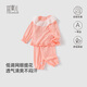 宜爽兒兒童家居服套裝春夏季女童長(cháng)袖長(cháng)褲睡衣空調服 粉色   80   