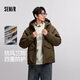森馬（Semir）棉服男防風(fēng)三防外套工裝山系戶外登山上衣冬裝輕薄款101724112102