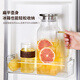 青蘋(píng)果夏季冰箱冷水壺專(zhuān)用家用涼水壺玻璃水壺冷泡壺耐高溫涼水杯 【冰箱側門(mén)專(zhuān)用】冷瓶壺豎紋1800