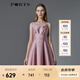 PORTS寶姿女裝春夏新品無袖連衣裙LM8D111JWQ017 藕粉色 M (6)