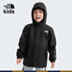 北面（The North Face）童裝寶寶兒童沖鋒衣Antora防水夾克外套戶(hù)外25年新品|7ZZP KX7/黑色 120 -6T (120/60)