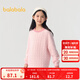 巴拉巴拉balaOne童裝兒童毛衫男童女童2025新款冬裝毛衣親子裝潮 紅色調(diào)00366 110