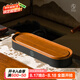 萬仟堂（Edenus）茶盤 高檔烏金石中式功夫竹茶臺托盤一體式家用儲水式 北斗·茶盤 北斗·茶盤