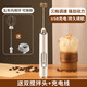 胖東來德國進(jìn)口品質(zhì)攪拌器電動(dòng)奶泡器奶泡機(jī)攪拌棒奶泡打發(fā)器牛奶打泡器 皎月白【9秒一杯+銅芯電機(jī)+超長