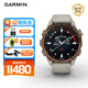 佳明（GARMIN）Descent MK3i潛水運動200米水下光學(xué)心率GPS多功能腕表43mm古銅色
