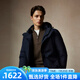 Scofield【防水90鵝絨】男裝24年冬季新款時尚休閑保暖連帽羽絨服 藏青色 L (175)