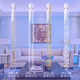 宸聽祥云亞克力護(hù)角條護(hù)墻角保護(hù)條陽角線墻護(hù)角貼包邊裝飾客廳防撞條 透明打孔款 (回紋金色) 1.5米