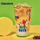 Glasslock&wigglewiggle聯(lián)名款玻璃杯高顏值大容量女生果汁杯子夏季500ml