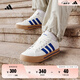 adidas DAILY 4.0復古百搭休閑帆布鞋男女阿迪達斯官方輕運動 白色/皇家藍/樹脂黃   42