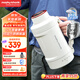 摩飛電器（Morphyrichards）電熱水壺 便攜式燒水壺 家用戶外旅行1L大容量雙層304不銹鋼保溫防燙旅行電水壺電熱水杯MR6061白