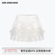 ANN ANDELMAN官方直營(yíng) 2025夏季新款短裙 拼接蛋糕裙 白色 XS