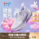 特步（XTEP）兒童小童氫風(fēng)5.0旋鈕扣透氣輕便跑鞋 淡紫色/雪青紫 28碼