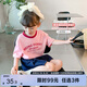 左西女童短袖T恤兒童夏季2025新款女孩涼感半袖體恤上衣潮 粉色 130