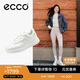 愛步（ECCO）夏季厚底休閑板鞋 街頭球鞋女鞋272813 白色/灰白色38