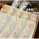 三棲虎寬4cm蝴蝶結蕾絲褶皺lolita帶DIY穿絲帶花邊輔料服裝痛包手工材料 白底蕾絲皺褶底布