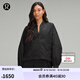lululemon丨Lightweight女士輕盈版下擺抽繩飛行員夾克 防風(fēng) LW4CE0S 黑色 XL