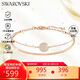 施華洛世奇（SWAROVSKI）SUBLIMA 時(shí)尚二合一 手鏈?zhǔn)骤C手鏈生日禮物女5274892