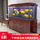 森森（SUNSUN）新品森森美式帝雅超白玻璃底過濾龍魚缸大型客廳魚缸免換水 (專業(yè)級)美式-帝雅 1.5米48.2寬 靠墻款