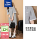 唐獅2025夏女精致蕾絲花邊設(shè)計(jì)連衣裙