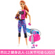 芭比娃娃正版全套4歲以上娃娃玩具套裝女孩過(guò)家家瑜伽換裝玩偶 11關(guān)節健身達人 【美泰正版】送娃娃高跟鞋+項鏈