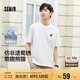 森馬（Semir）吸濕速干短袖t恤男國潮熊貓刺繡25夏男t恤上衣109325100226