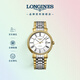 浪琴（LONGINES）瑞士手表 時(shí)尚系列 機(jī)械鋼帶男表 對表 L49222117