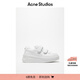 Acne Studios【七夕禮贈】 男女同款 Face魔術(shù)貼小白鞋厚底老爹鞋CD0001 光白色/光白色 36