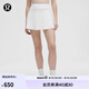 lululemon丨Lightweight 女士輕盈版高腰網(wǎng)球裙速干芯吸 LW8AJGS 白色 S /6