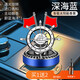 馳翁車(chē)載旋轉小紅旗太陽(yáng)能香薰擺件舵手五星香水汽車(chē)內裝飾品持久 舵手-藍海洋