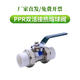 天琪豪（TIANQIHAO）PPR雙活接熱熔球閥 手動銅球閥大通徑銅球銅桿外 DN32(1.25寸(廠家直送) 一個價
