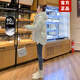 Aosijie高端品牌羽絨服女短款2025冬季新款寬松加厚保暖小個(gè)子白鴨絨外套 乳白色  M【105-125斤】