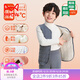 貓人兒童馬甲男童女童秋冬加絨加厚校服神器打底保暖背心寶寶坎肩 中灰馬甲 【升級7A抑菌 遠紅外發(fā)熱 】 120【高100-115cm，重29-39斤】