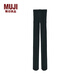 無印良品（MUJI）女式 支撐型 80D 褲襪 連褲襪打底襪女秋冬 DGF09A4A 黑色 1條 M 身高155-160 臀圍90-95