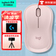 羅技（Logitech）M221無線鼠標(biāo) 辦公鼠標(biāo) 靜音鼠標(biāo) 筆記本臺(tái)式機(jī)家用帶USB接收器 多色可選 M221 粉色＋鼠標(biāo)墊