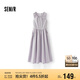森馬（Semir）連衣裙女純色無袖長裙休閑溫柔2025夏收腰背心裙優(yōu)雅107425114050