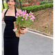 貞喜氣法式純欲風(fēng)吊帶掛脖法式連衣裙女夏裝新款露背修身顯瘦氣質(zhì)包臀裙 黑色 L
