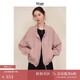 旅途原品ltyp 進(jìn)口100%色織精梳麻文藝防曬外套 極簡(jiǎn)休閑防曬衣女 外套-豆沙粉 M