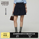 Teenie Weenie小熊半身裙女2025年夏季新款甜美活力時髦花苞短裙 藏青色 S