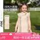 ASK JUNIOR女童連衣裙夏裝新品時尚小飛袖兒童透氣漢服小童旗袍裙子公主裙