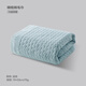名創(chuàng)優(yōu)品（MINISO）三麗鷗超細(xì)纖維毛巾浴巾吸水擦臉巾洗臉洗澡速干柔軟加厚大面巾 【7A抗菌】精梳棉毛巾 藍(lán)色 1條