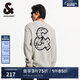 杰克·瓊斯（JACK&JONES） 秋季寬松舒適潮百搭時尚字母圖案裝飾毛衣針織衫男裝上衣