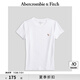 ABERCROMBIE & FITCH女裝25夏季新款美式百搭圓領(lǐng)短袖T恤KI139-5273 白色（棕色小麋鹿） S (165/92A)