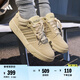 adidas ENTRAP休閑舒適運(yùn)動(dòng)板鞋少年感復(fù)古籃球鞋男女阿迪達(dá)斯   淺芥末綠/深綠JS3007   40