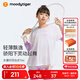 moodytiger【仙女家族】女童T恤輕薄涼感夏兒童防曬衣長(zhǎng)袖假兩件上衣親子裝 煥色粉【仙女T】 150 cm
