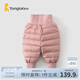 童泰冬季5個(gè)月-4歲嬰兒衣服寶寶外出褲子兒童羽絨褲保暖褲子 紅色 110 cm
