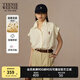 Teenie Weenie【亞麻】小熊女裝襯衫2025夏季新款簡(jiǎn)約休閑無(wú)袖襯衣 象牙白 S