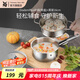 WMF食品級不銹鋼無涂層?jì)雰狠o食鍋湯鍋寶寶煮牛奶熱奶蒸鍋16cm奶鍋 DiademPlus奶鍋(帶蓋)+蒸屜 16cm