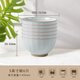 華青格冰裂紋陶瓷碗家用中式哥窯米飯碗盤(pán)子碗面碗盤(pán)子餃子盤(pán)魚(yú)盤(pán)餐具 冰裂紋 5英寸雅樂(lè )碗 【6只】