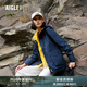 AIGLE艾高女士外套沖鋒衣功能面料GORE-TEX防風(fēng)防雨透汽 帝國深藍(lán) BE002 40 L(170/92A)